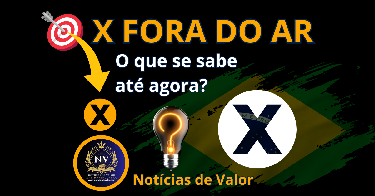 Rede Social X está fora do ar